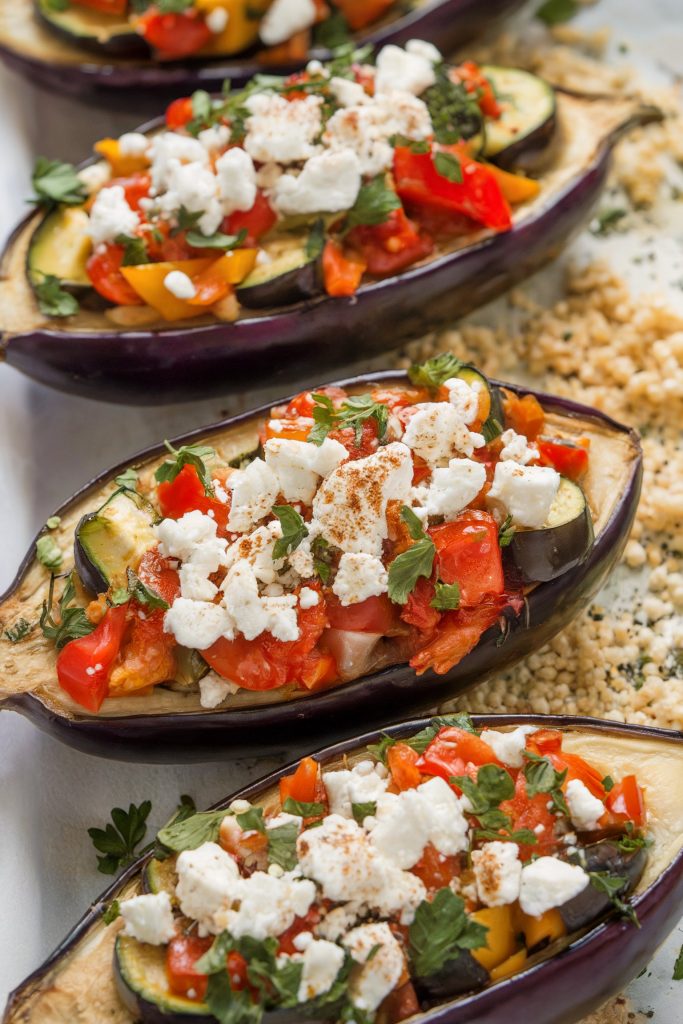 Mediterranean Eggplant Boats