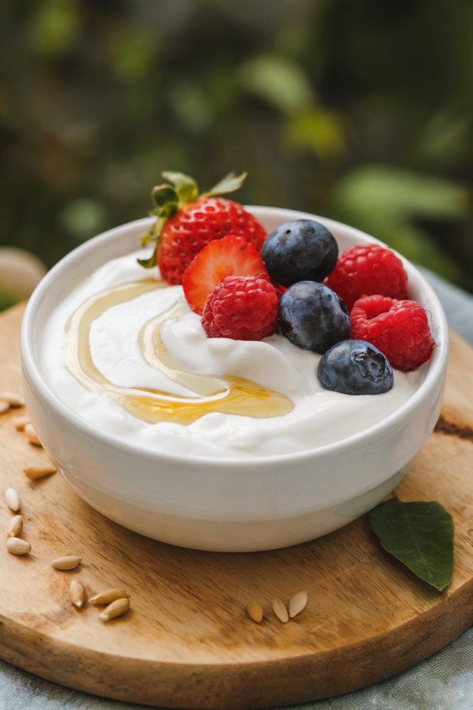 Greek Yogurt with Honey and Berries