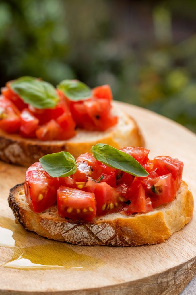 Tomato and Basil Bruschetta