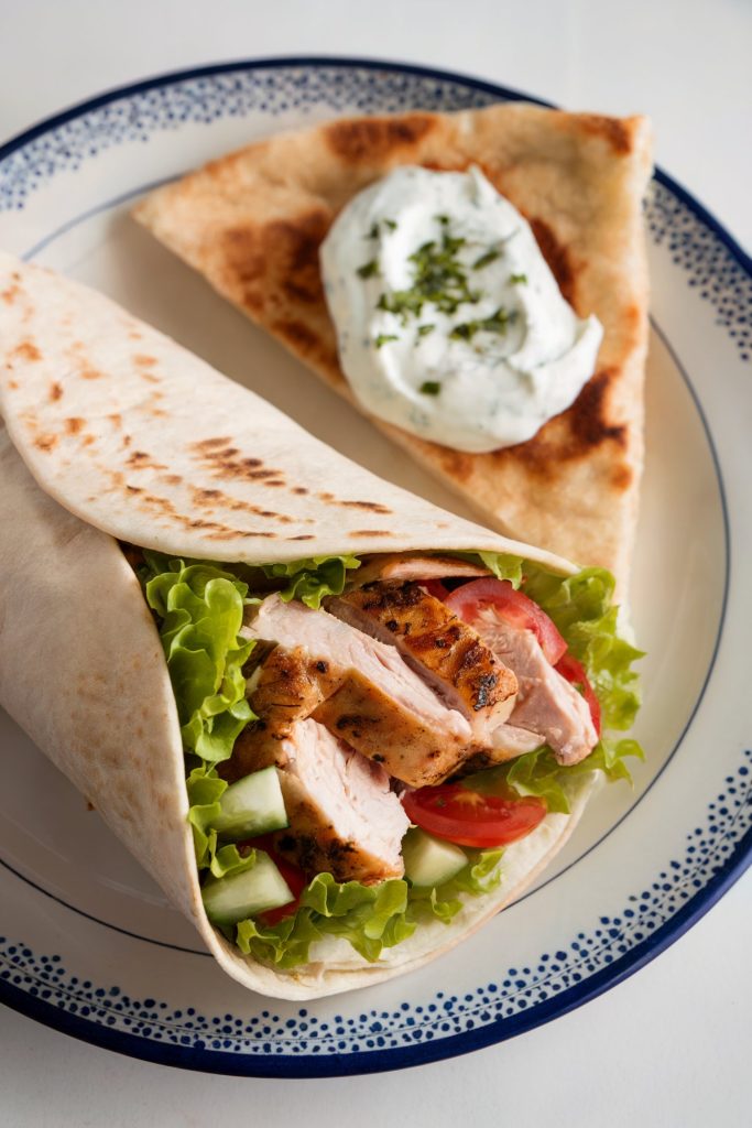 Chicken Shawarma Pitas