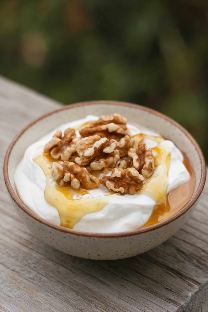 Greek Yogurt with Honey and Walnuts