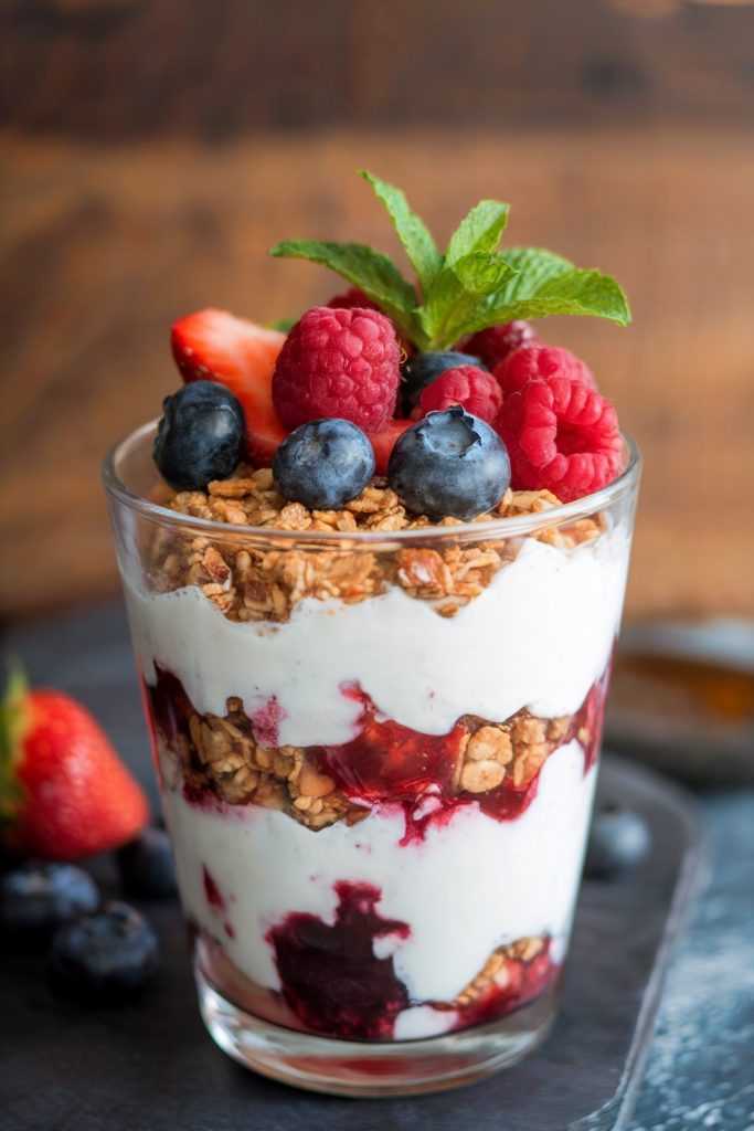Berry Greek Yogurt Parfait