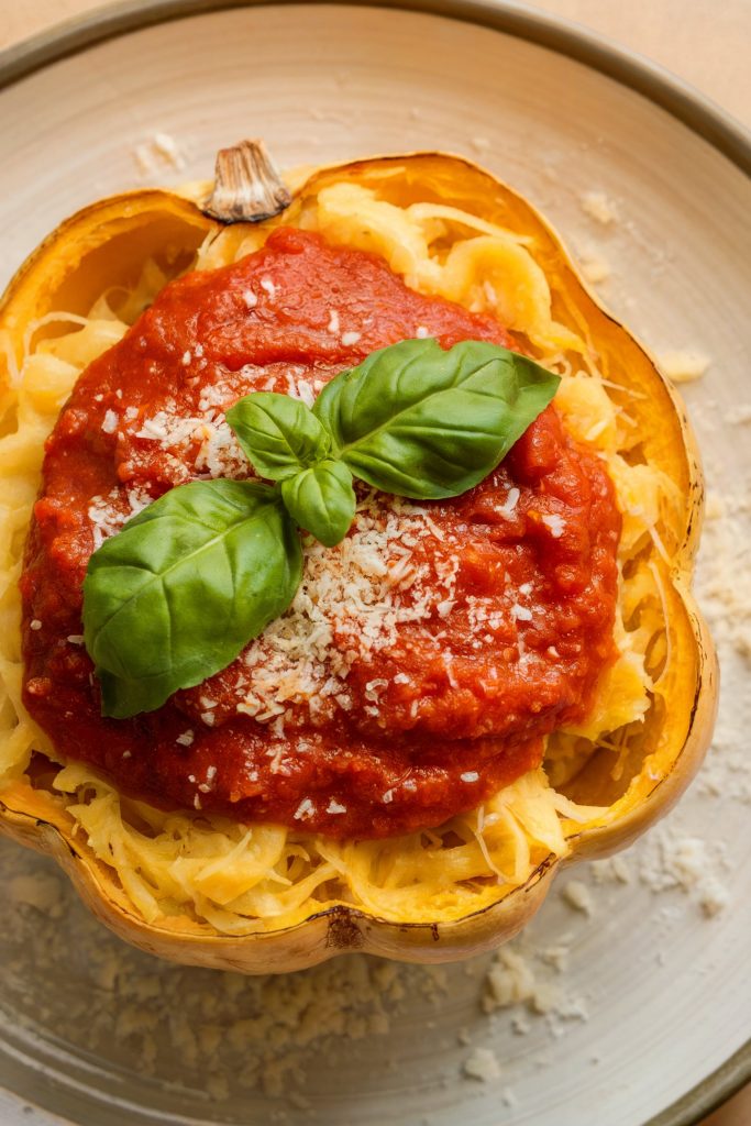 Spaghetti Squash with Marinara Sauce