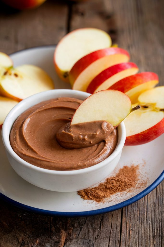 Apple Slices with Almond Butter