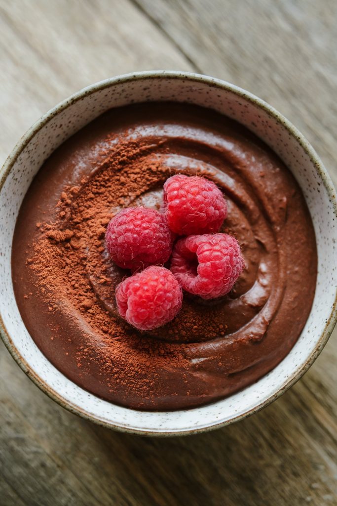Dark Chocolate Avocado Pudding