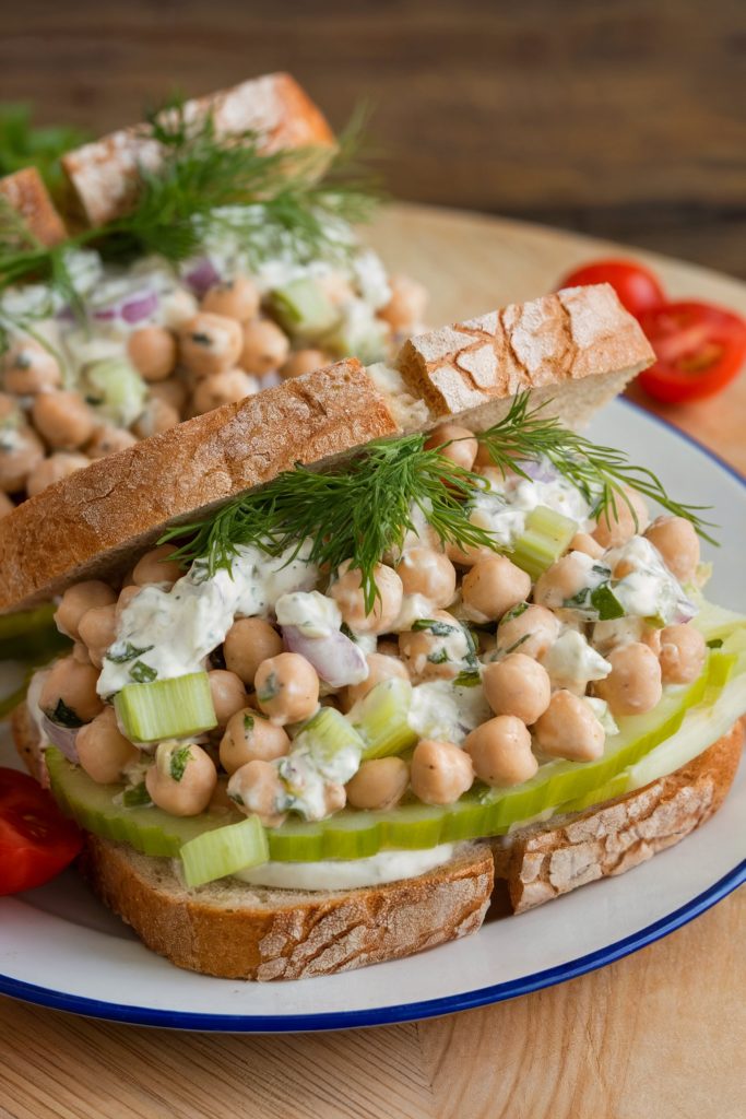 Chickpea Salad Sandwiches