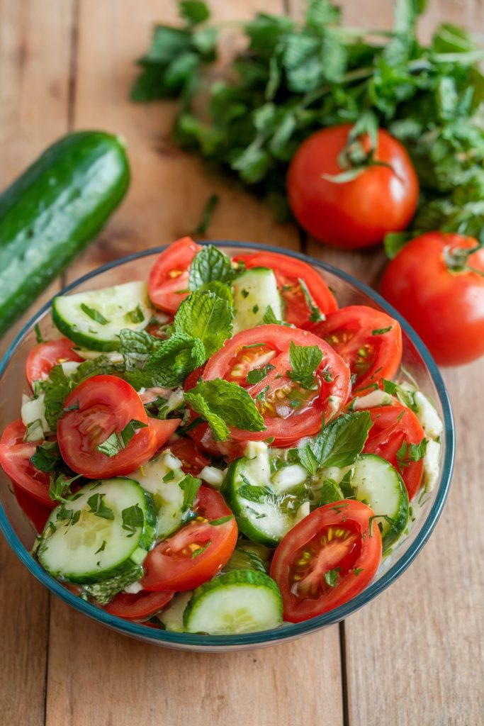 Tomato and Cucumber Salad