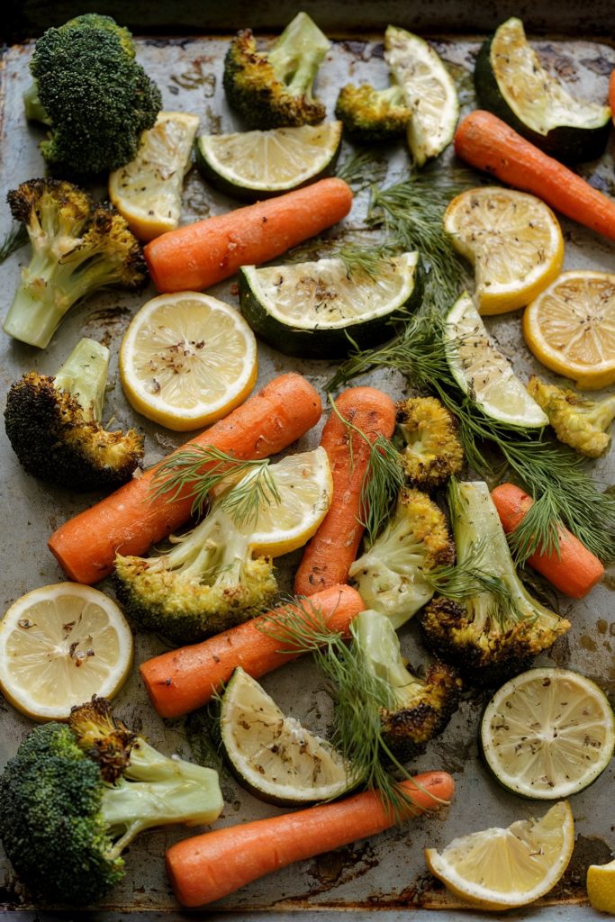 Lemon-Dill Roasted Vegetables