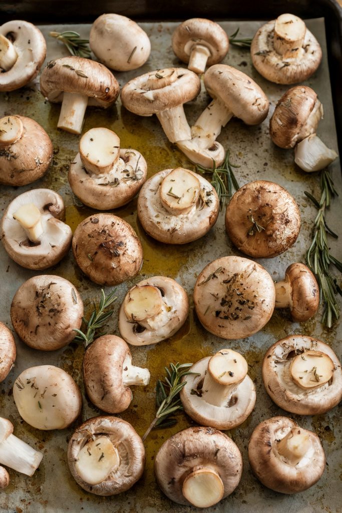 Garlic and Herb Roasted Mushrooms