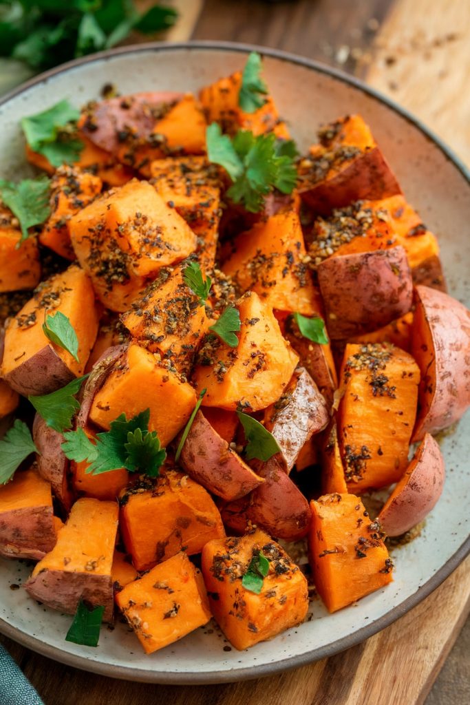 Roasted Sweet Potatoes With Za'atar