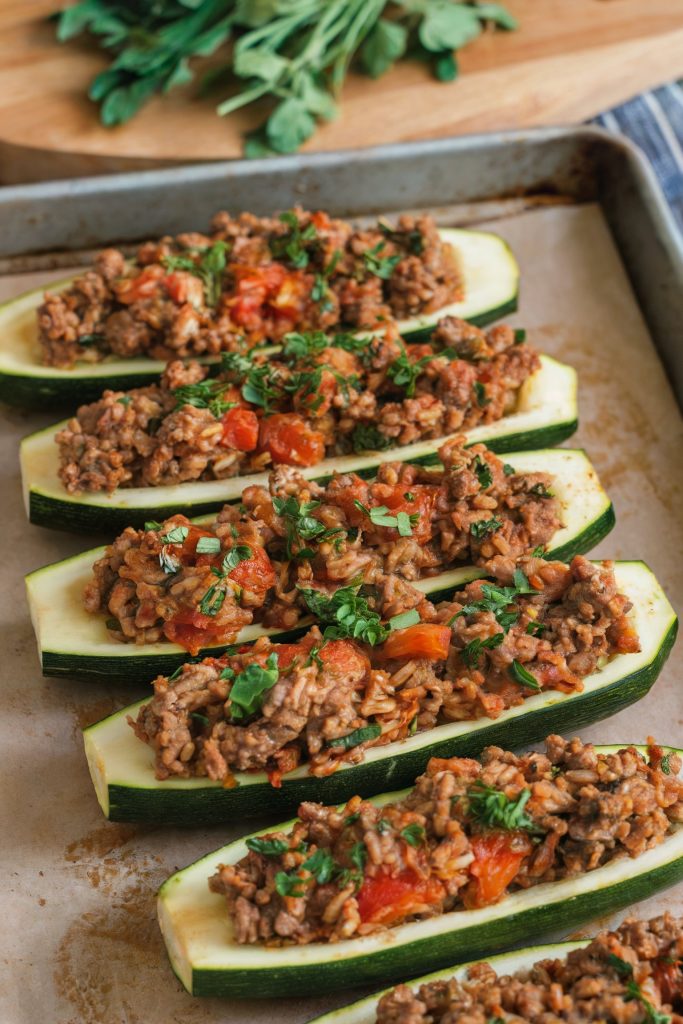 Mediterranean Zucchini Boats