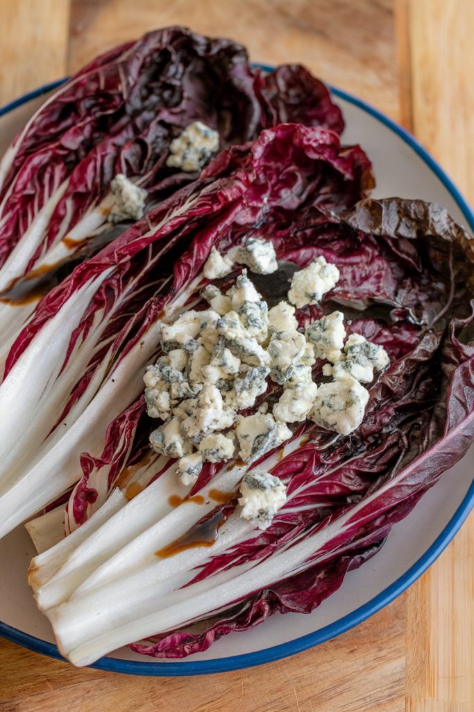 Grilled Radicchio With Blue Cheese