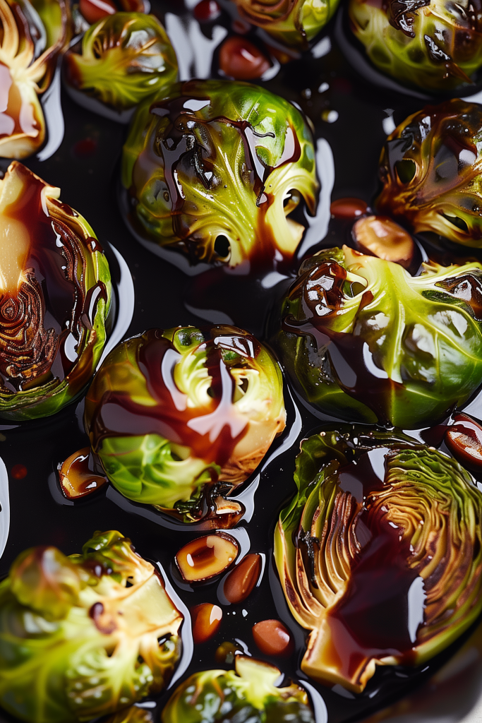 Roasted Brussels Sprouts with Balsamic Glaze