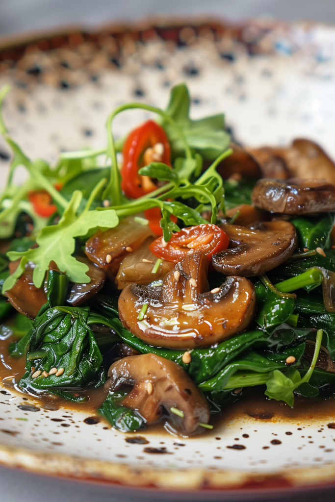 Spinach and Mushroom Sauté