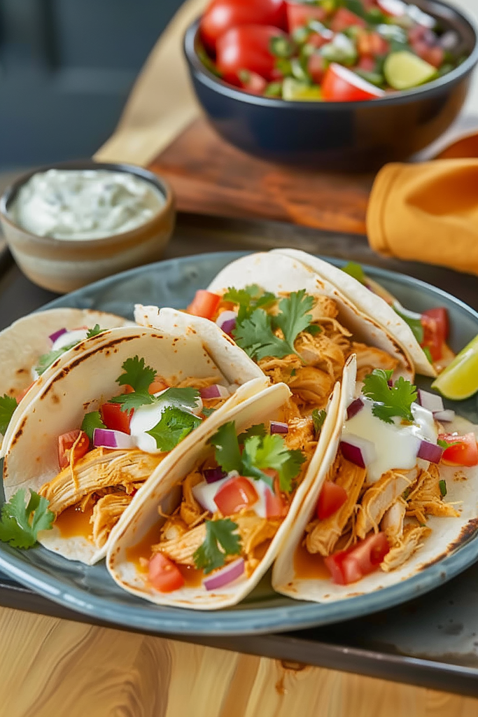 Slow Cooker Chicken Tacos