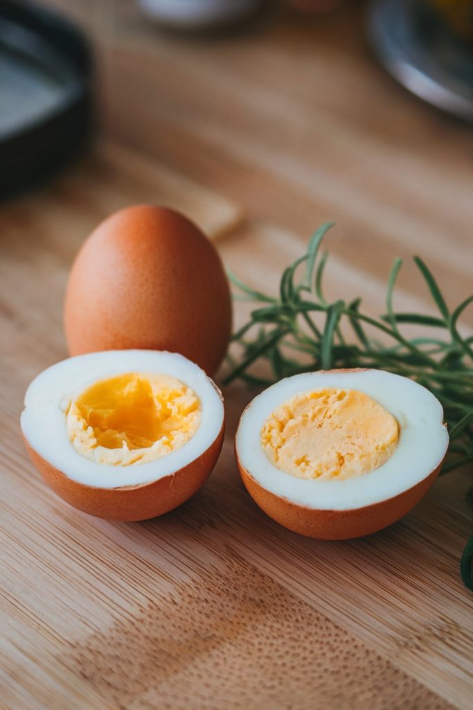 Hard-boiled eggs