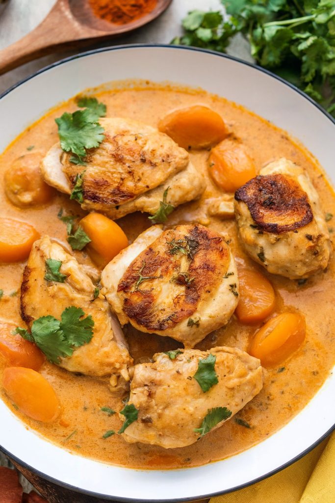 Chicken and Apricot Coconut Curry