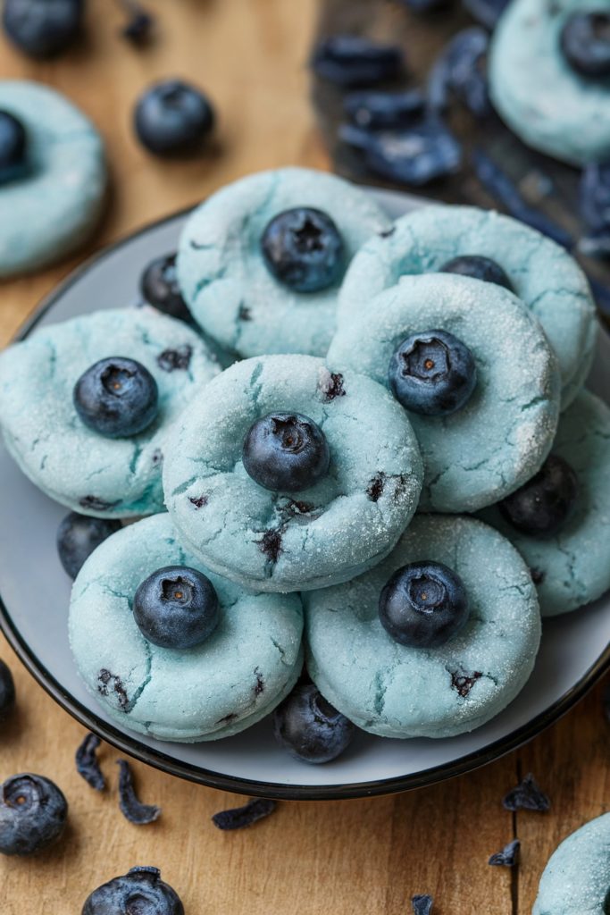 Blueberry Sugar Cookies