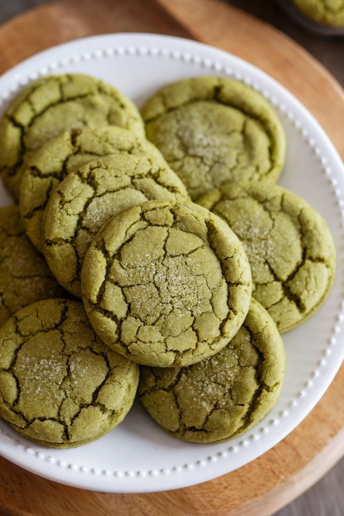 Matcha Sugar Cookies
