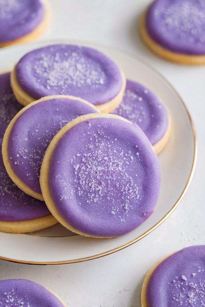 Ube Sugar Cookies