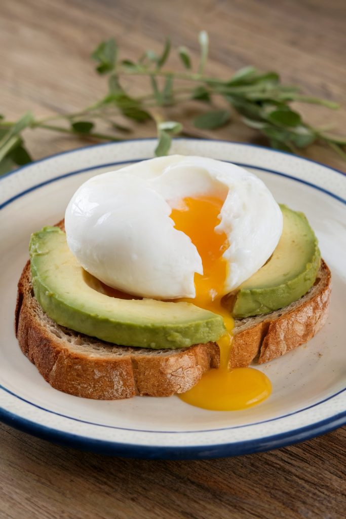 Poached Eggs with Avocado and Whole-Wheat Toast