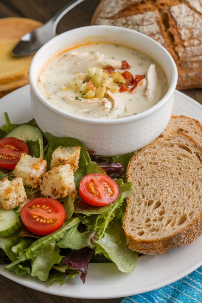 Soup and Salad Combo with Whole-Wheat Bread