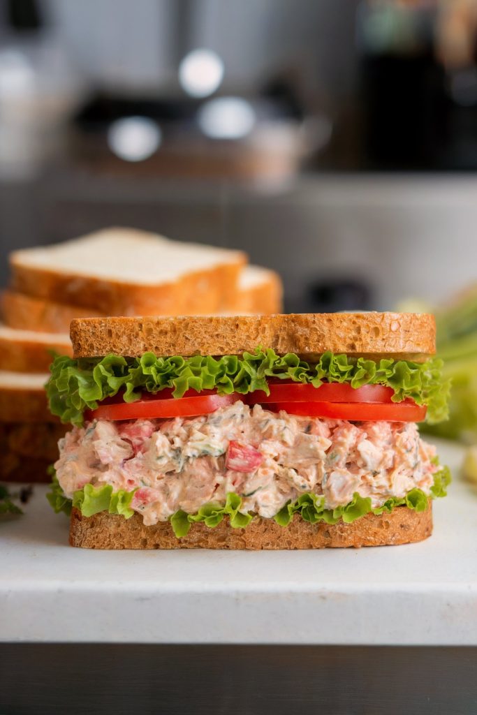 Chicken Salad Sandwich on Whole-Wheat Bread