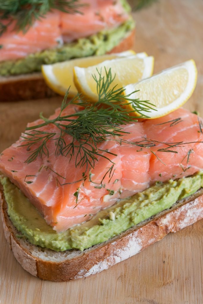 Salmon Salad Tartines