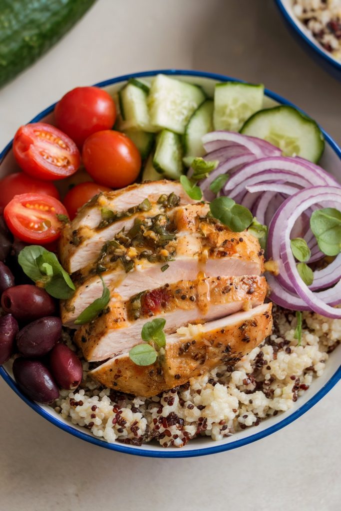 Mediterranean Chicken Bowls
