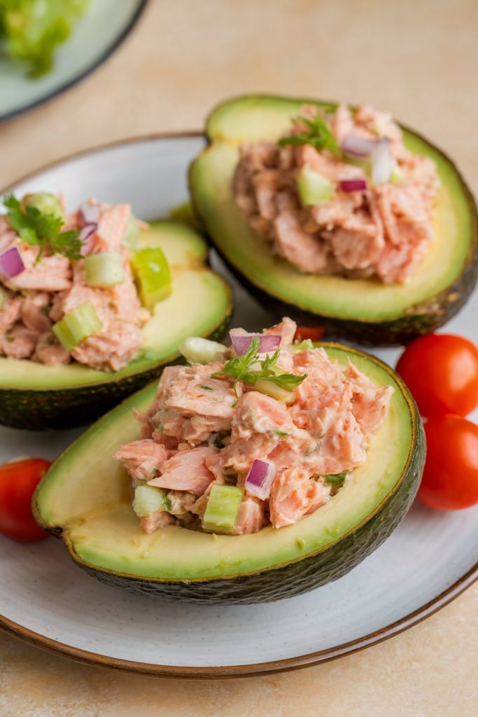 Tuna Salad in Avocado Halves