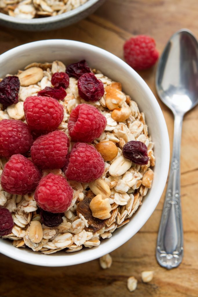 Muesli With Raspberries
