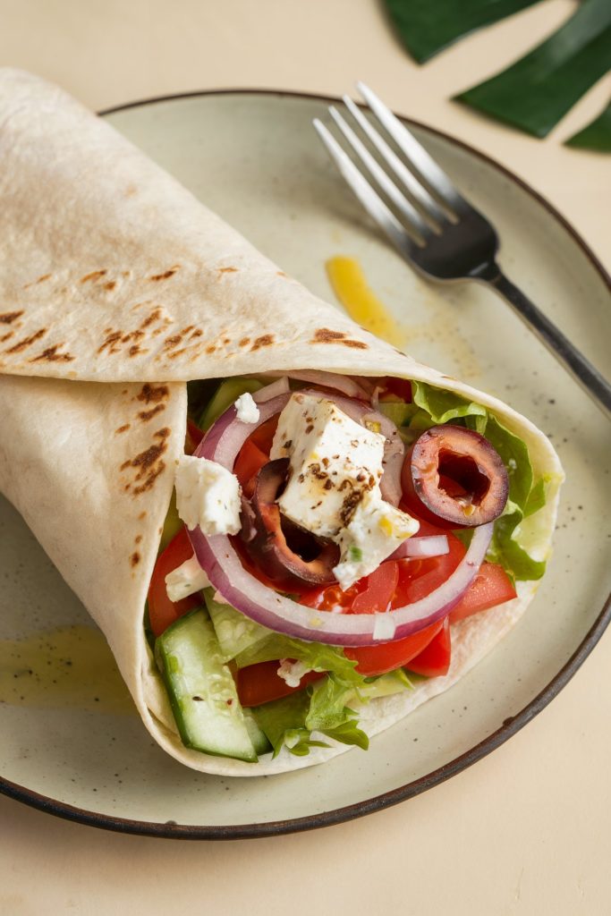 Greek Salad Wraps