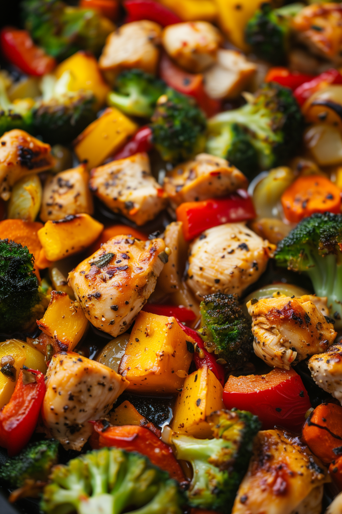Healthy Roasted Chicken and Veggies