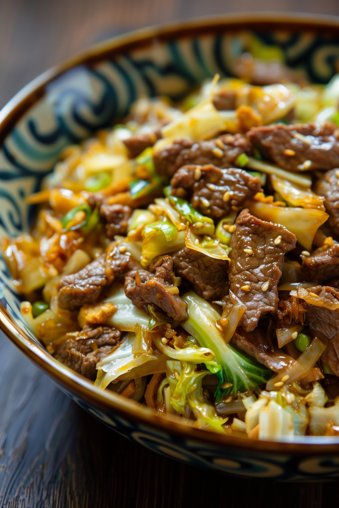 Beef and Cabbage Stir Fry