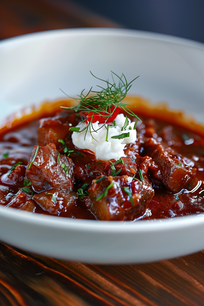 Saucy Hungarian Red Potato Goulash