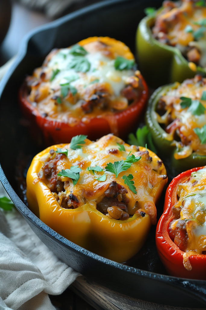Easy Unstuffed Bell Pepper Skillet