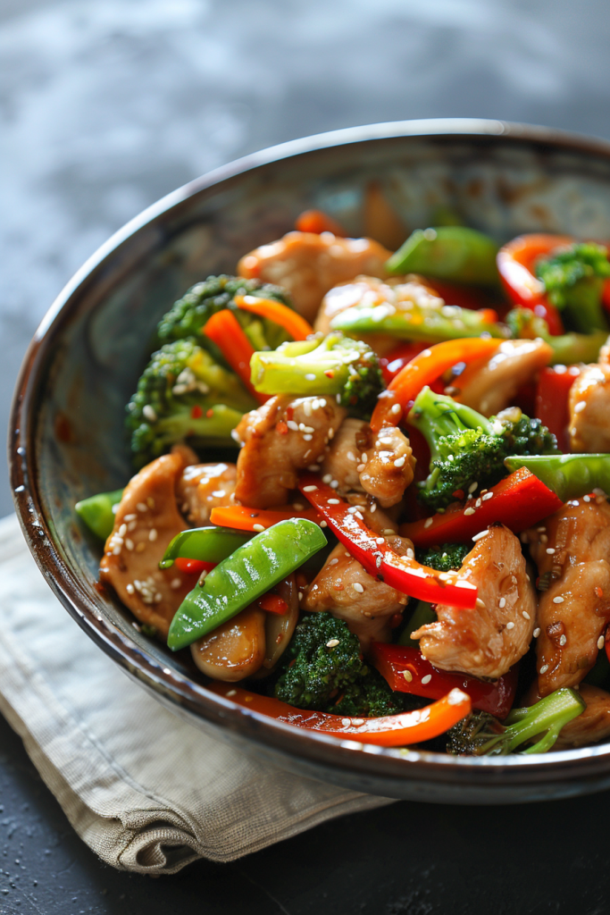 Ginger-Glazed Chicken Stir-Fry
