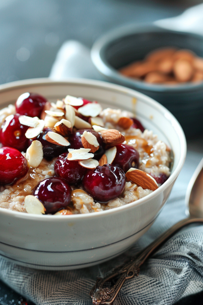 Cherry and Almond Oatmeal
