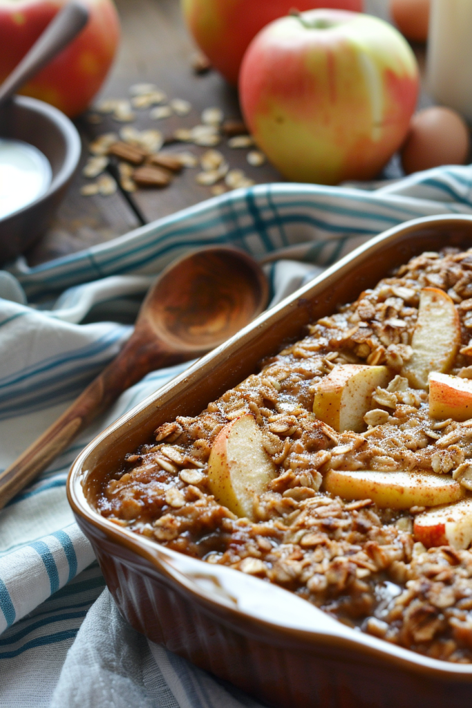 Apple Cinnamon Baked Oatmeal