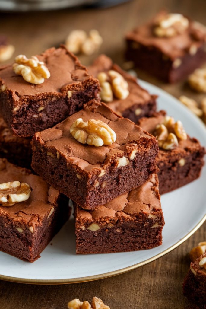 Coconut Flour Brownies with Walnuts