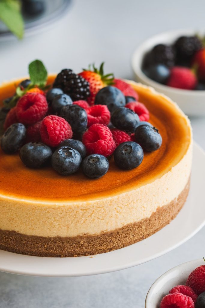 Keto Cheesecake with Almond Flour Crust