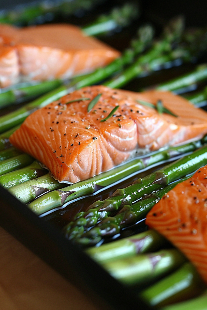 Salmon with Roasted Asparagus