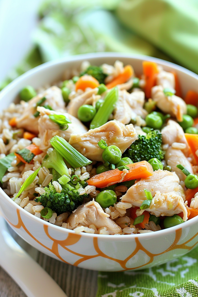 Chicken Stir-Fry with Brown Rice