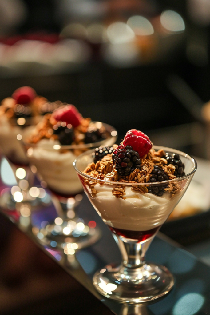 Greek Yogurt Parfaits with Berries and Granola