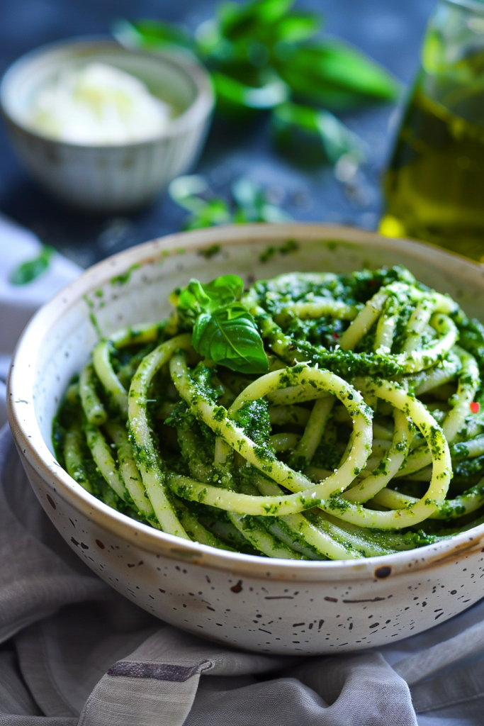 Fresh Herb Pesto Pasta