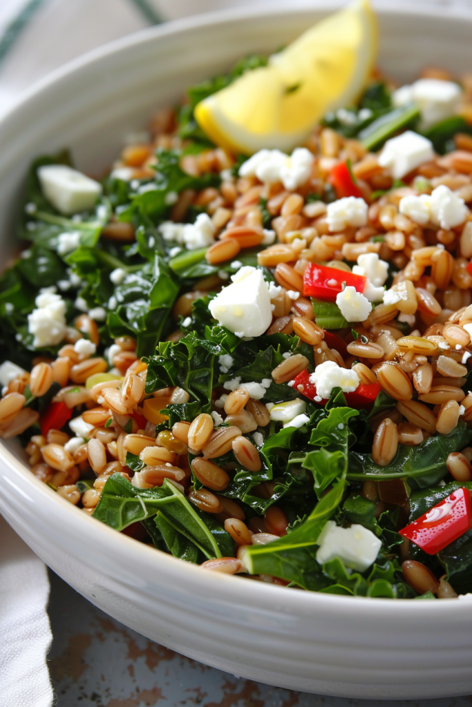 Warm Farro Salad