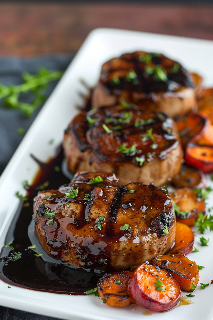 Balsamic Glazed Pork Chops