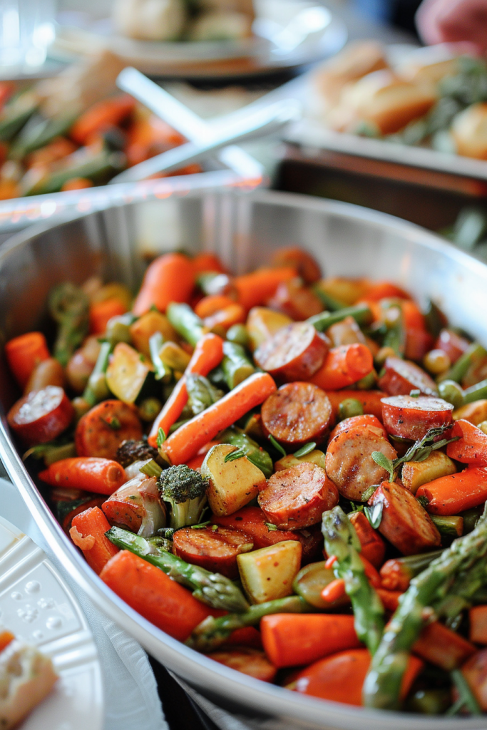 One-Pan Sausage and Veggies
