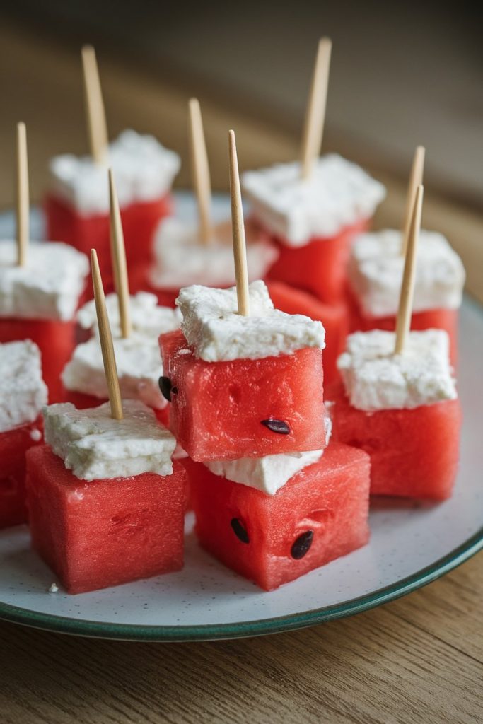 Watermelon & Feta Bites