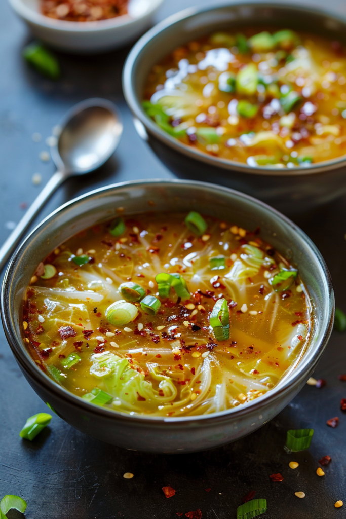 Spicy Cabbage Detox Soup